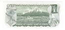 1973 Canada $1 Banknote Crow-Bouey, EAX,Lithographed Backs, BC-46bA (Almost UNC)