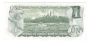 1973 Canada $1 Banknote Crow-Bouey, EAX,Lithographed Backs, BC-46bA (AU)
