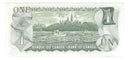 1973 Canada $1 Banknote Crow-Bouey, EAX,Lithographed Backs, BC-46bA ( UNC)