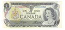 1973 Canada $1 Banknote Crow-Bouey, ECD, BC-46b (UNC)