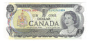 1973 Canada $1 Banknote Crow-Bouey, ECM, BC-46b (G/UNC)