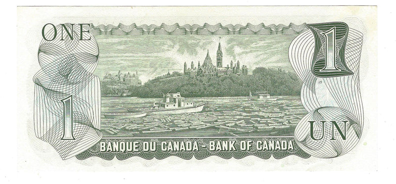 1973 Canada $1 Banknote Crow-Bouey, ECP, BC-46b (UNC)