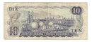 1971 Canada $10 Banknote  Lawson-Bouey ,EDF, BC-49c-i  (Circ.)