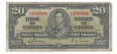 1937 Canada $20 Banknote Gordon-Towers, E/E, BC-25b (F)