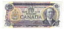 1971 Canada $10 Banknote  Lawson-Bouey ,EEE, BC-49c-i  (EF)