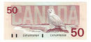 1988 Canada $50 Banknote  Thiessen-Crow ,EHP, BC-59a  (C/UNC)