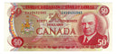 1975 Canada $50 Banknote  Crow-Bouey ,EHX, BC-51bA (EF)
