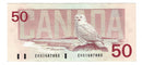 1988 Canada Replacement $50 Banknote  Thiessen-Crow ,EHX (Below 1,7M), BC-59aA (Circ.)