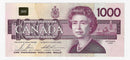 1988 Canada $1000 Banknote  Bonin-Thiessen ,EKA, BC-61b (UNC)