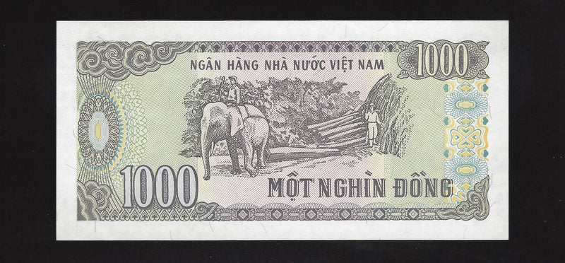 1988 1000 Dong The State Of Bank Of Vietnam Banknote  Ch/Unc