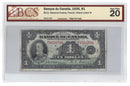 1935 Canada $1 Banknote Osborne-Towers French Text BC-2 Certified BCS VF-20