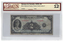 1935 Canada $2 Banknote Osborne-Towers French Text BC-4 BCS F-12