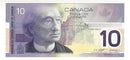 2001 Canada $10 Banknote Knight-Dodge ,FEB, BC-63b  (GEM/UNC)