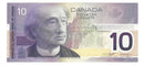 2002 Canada $10 Banknote Knight-Dodge ,FEG, BC-63b  (GEM/UNC)