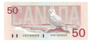 1988 Canada $50 Banknote  Thiessen-Crow ,FHD, BC-59a  (UNC)