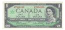 1967 Canada $1 Banknote Beattie-Rasminsky, F/P, BC-45b-i (VF)