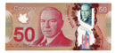 2012 Canada $50 Banknote Polymer Wilkins/Poloz, GHL, BC-72c GEM/UNC