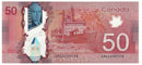 2012 Canada $50 Banknote Polymer Wilkins/Macklem, GMG, BC-72c GEM/UNC