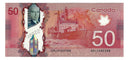 2012 Canada $50 Banknote Polymer Wilkins/Macklem, GMJ, BC-72d GEM/UNC