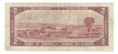 1954 Canada $2 Banknote Beattie-Rasminsky, G/U, BC-38b (F)