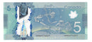 2013 Canada $5 Banknote Macklem-Poloz, HBN, BC-69b (G/UNC) Plate