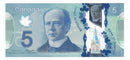 2013 Canada $5 Banknote Macklem-Poloz, HBN, BC-69b (G/UNC) Plate