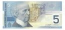 2003 Canada $5 Banknote Jenkins-Dodge, HNM, BC-62a-i, (C/Unc)