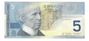 2004 Canada $5 Banknote Jenkins-Dodge, HNY, BC-62b, (EF)