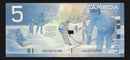 2005 $5 Bank Of Canada Note Jenkins-Dodge HOV2079798 BC-62b (Ch/Unc)