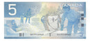 2005 Canada $5 Banknote Jenkins-Dodge, HOY, BC-62b, (Ch/Unc)