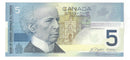 2005 Canada $5 Banknote Jenkins-Dodge, HOY, BC-62b, (Ch/Unc)