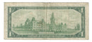 1967 Canada $1 Banknote Beattie-Rasminsky, H/P, BC-45b-i (F/VF)