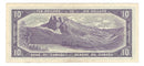 1954 Canada $10 Banknote Beattie-Rasminsky, H/V, BC-40b (VF)