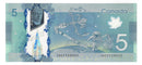 2013 Canada $5 Banknote Wilkins-Poloz, INC, BC-69c (G/UNC) Plate