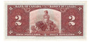 1937 Canada $2 Banknote Coyne-Towers,J/R, BC-22c (C/UNC)