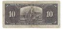 1937 $10 Bank of Canada Note Coyne-Towers, J/T, BC-24c (VG)