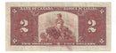 1937 Canada $2 Banknote Gordon-Towers,L/B, BC-22b (VF)