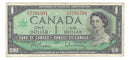 1967 Canada $1 Banknote Beattie-Rasminsky, L/O, BC-45b (VF)