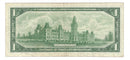 1967 Canada $1 Banknote Beattie-Rasminsky, L/O, BC-45b (VF)