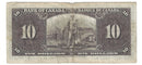 1937 $10 Bank of Canada Note Coyne-Towers, L/T, BC-24c (VG)