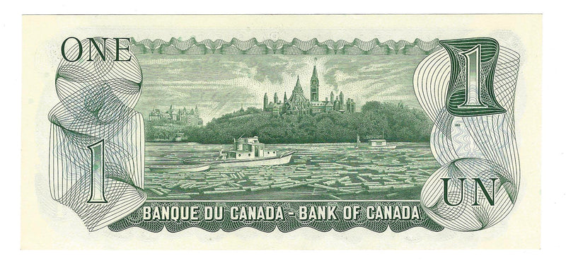 1973 Canada $1 Banknote Lawson-Bouey, MA, BC-46a (C/UNC)