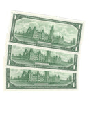 3 Sequential 1967 Canada $1 Banknote Beattie-Rasminsky,M/O, BC-45b (C/UNC)