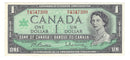 1967 Canada $1 Banknote Beattie-Rasminsky,M/O, BC-45b (UNC)