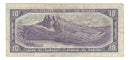 1954 Canada $10 Banknote Beattie-Rasminsky, M/V, BC-40b (Circ.)