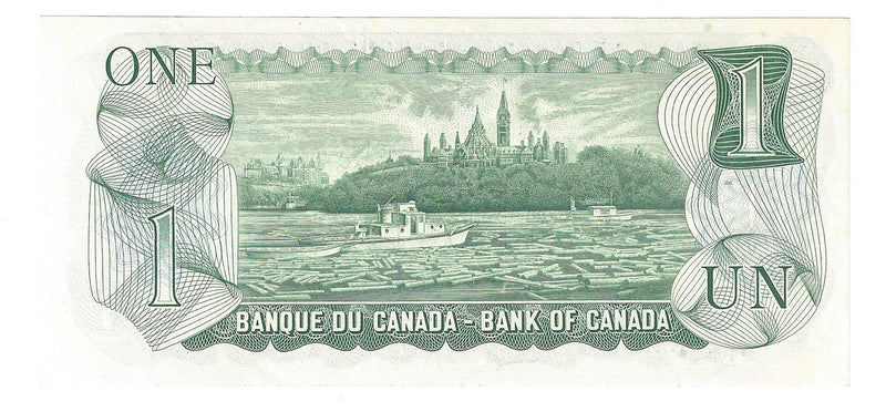 1973 Canada $1 Banknote Lawson-Bouey, MZ, BC-46a (UNC)