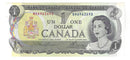 1973 Canada $1 Banknote Lawson-Bouey, NH, BC-46a (UNC)
