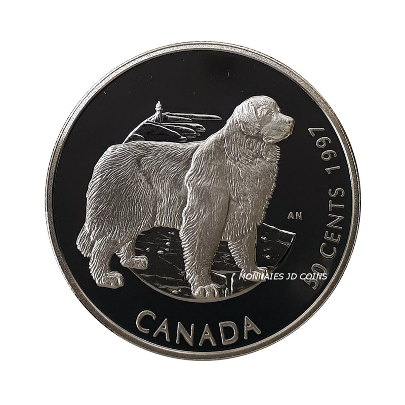 1997 Canada Fifty Cents Newfoundland Proof Sterling Silver