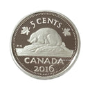 2016 Canada 5 Cents Proof (No Silver)