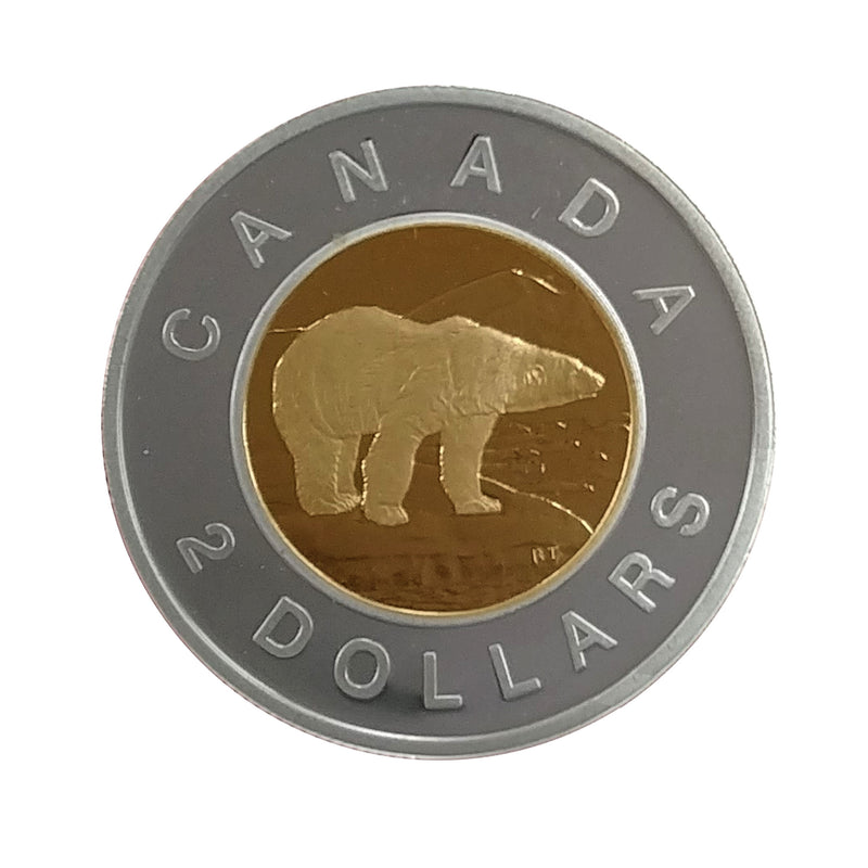 2002 Canada $2 Dollar Proof Silver Coin