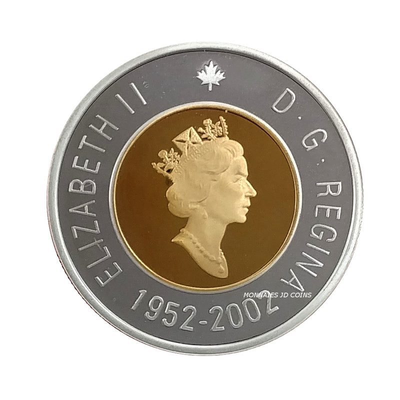 2002 Canada $2 Dollar Proof Silver Coin